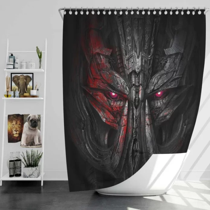 Transformers The Last Knight Movie Megatron Bath Shower Curtain