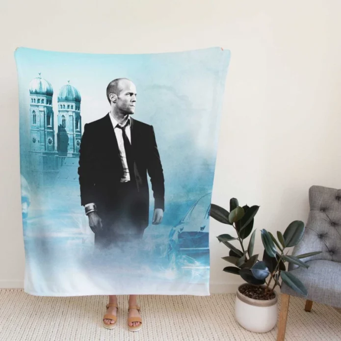 Transporter 3 Movie Jason Statham Fleece Blanket