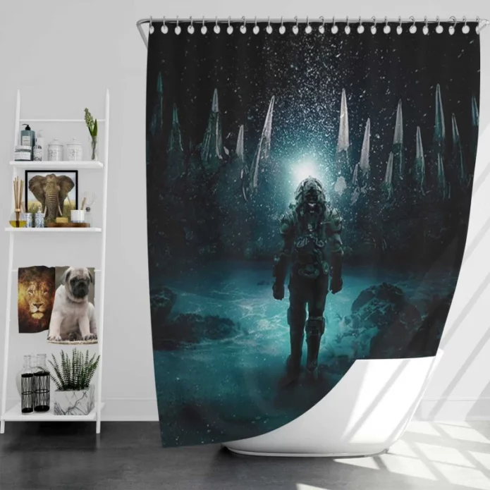 Underwater Movie Bath Shower Curtain