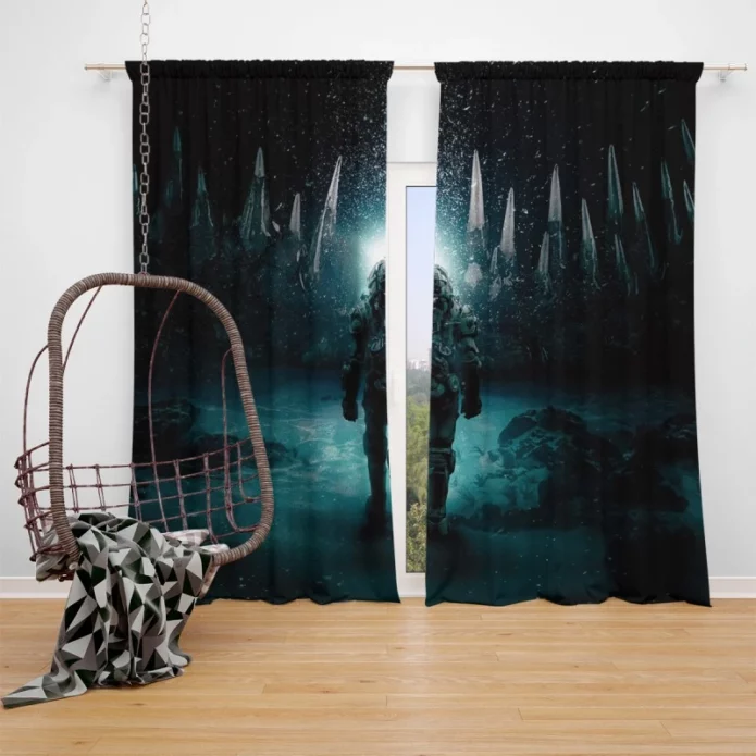 Underwater Movie Window Curtain