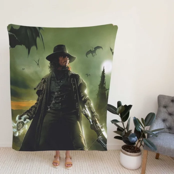 Van Helsing Movie Hugh Jackman Fleece Blanket