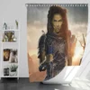 Warcraft Woman Warrior Movie Bath Shower Curtain