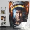 Warning Movie Bath Shower Curtain