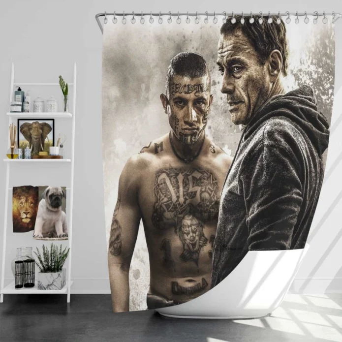 We Die Young Movie Jean-Claude Van Damme Bath Shower Curtain