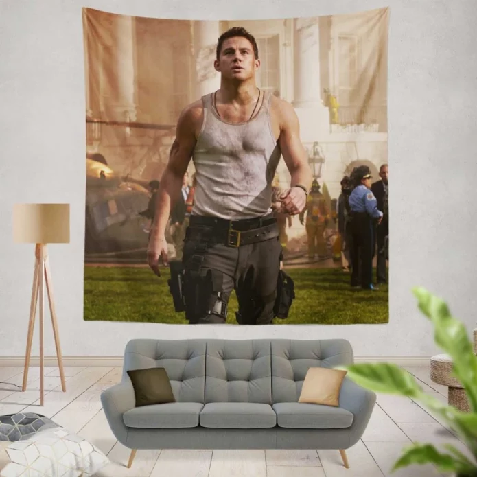 White House Down Movie Channing Tatum Wall Hanging Tapestry