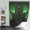 Xenomorph in Alien Covenant Science Fiction Movie Bath Shower Curtain