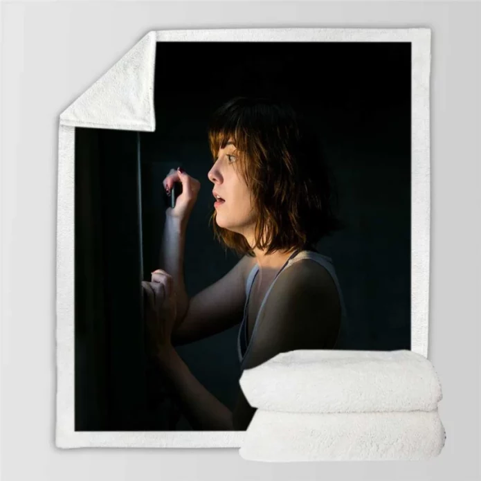 10 Cloverfield Lane Movie Mary Elizabeth Winstead Sherpa Fleece Blanket