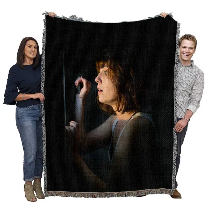 10 Cloverfield Lane Movie Mary Elizabeth Winstead Woven Blanket