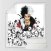 101 Dalmatians Movie Cruella De Vil Sherpa Fleece Blanket