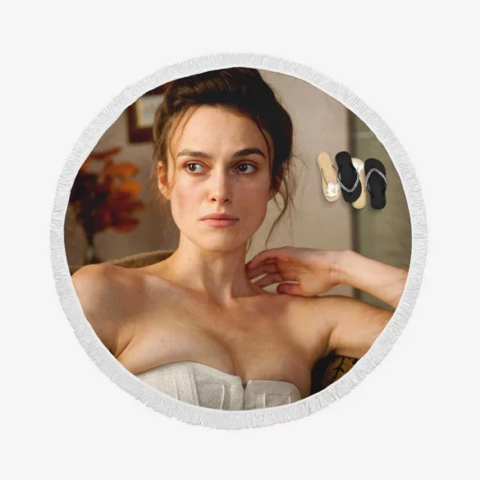 A Dangerous Method Movie Keira Knightley Round Beach Towel