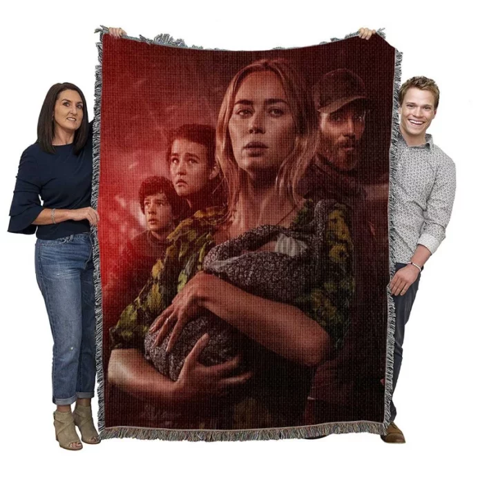 A Quiet Place Part II Film Woven Blanket