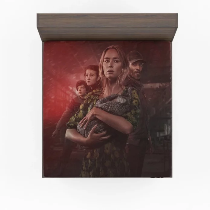 A Quiet Place Part II Movie Poster Fitted Sheet