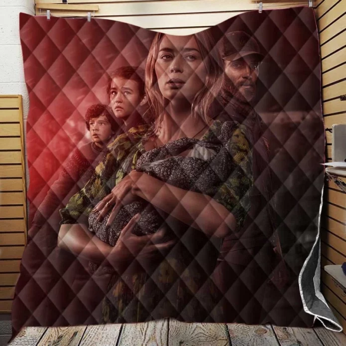 A Quiet Place Part II Movie Poster Quilt Blanket