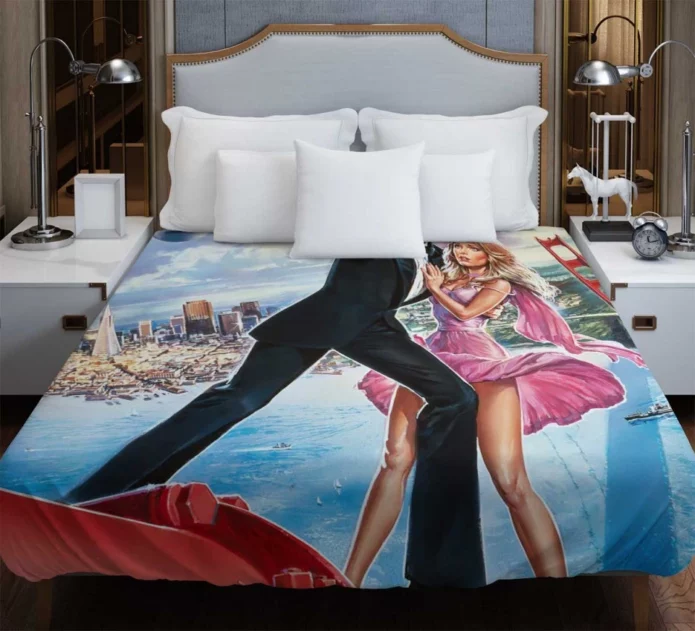 A View to a Kill James Bond Movie Poster Duvet Cover