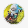 Abominable Movie Everest Humming Yi Jin and Peng Round Beach Towel