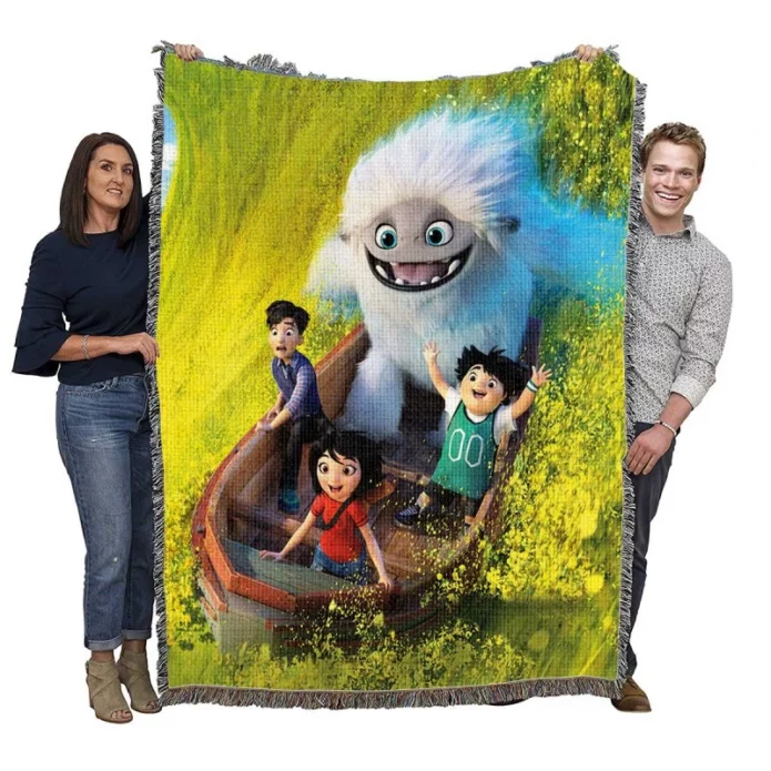 Abominable Movie Everest Humming Yi Jin and Peng Woven Blanket