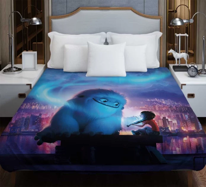 Abominable Movie Everest Humming and Yi Duvet Cover