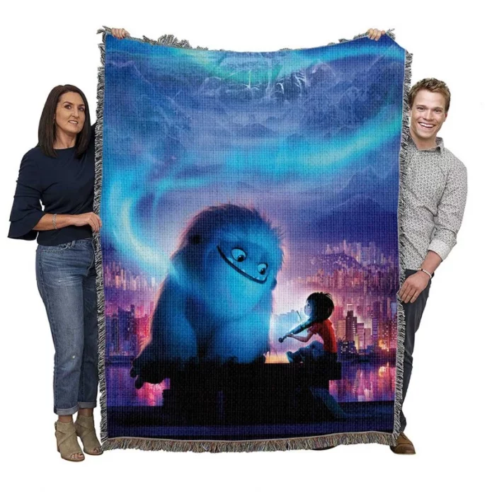 Abominable Movie Everest Humming and Yi Woven Blanket