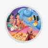 Aladdin Movie Disney Genie Princess Jasmine Round Beach Towel