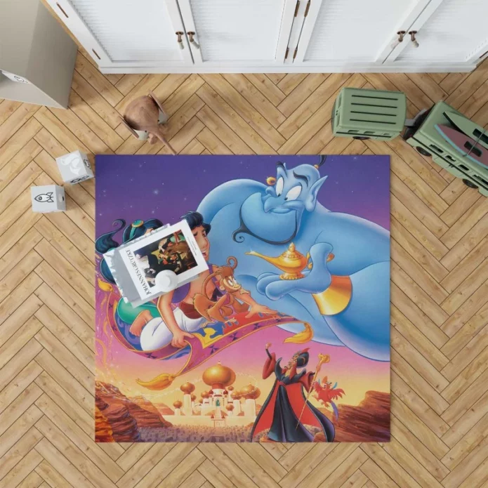 Aladdin Movie Disney Genie Princess Jasmine Rug