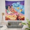 Aladdin Movie Disney Genie Princess Jasmine Wall Hanging Tapestry