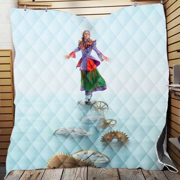 Alice Through the Looking Glass Movie Mia Wasikowska Quilt Blanket