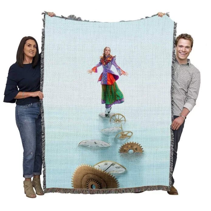 Alice Through the Looking Glass Movie Mia Wasikowska Woven Blanket