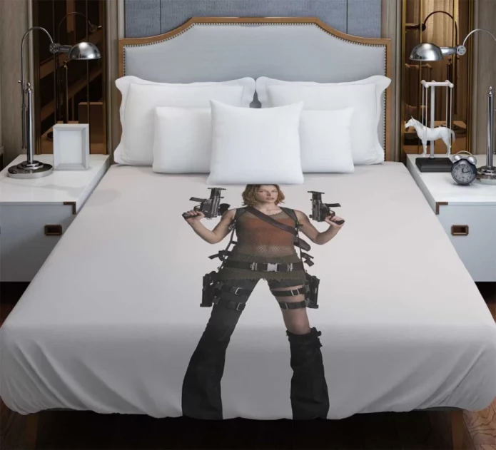 Alice in Resident Evil Apocalypse Movie Duvet Cover