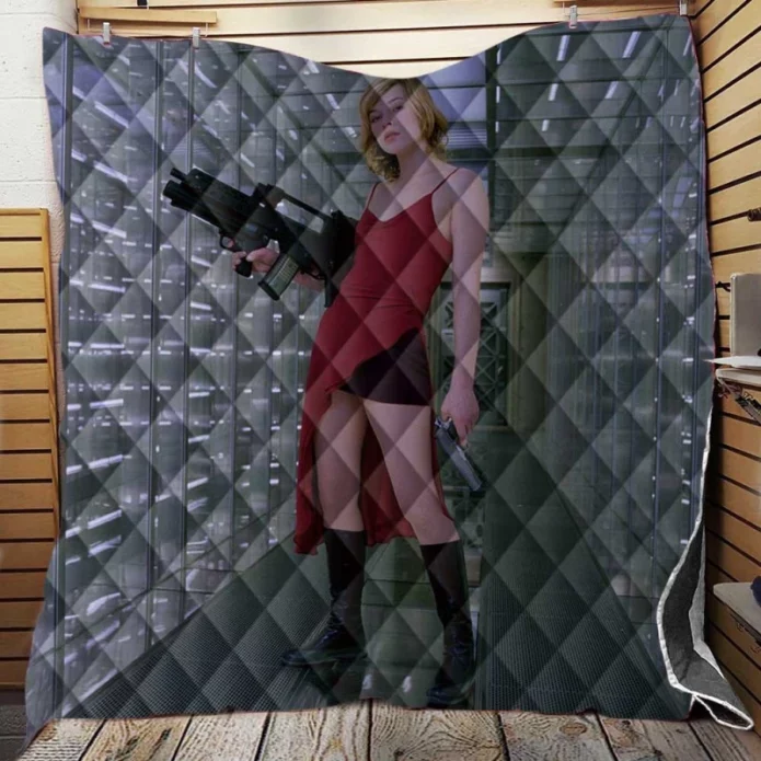 Alice in Resident Evil Movie Quilt Blanket