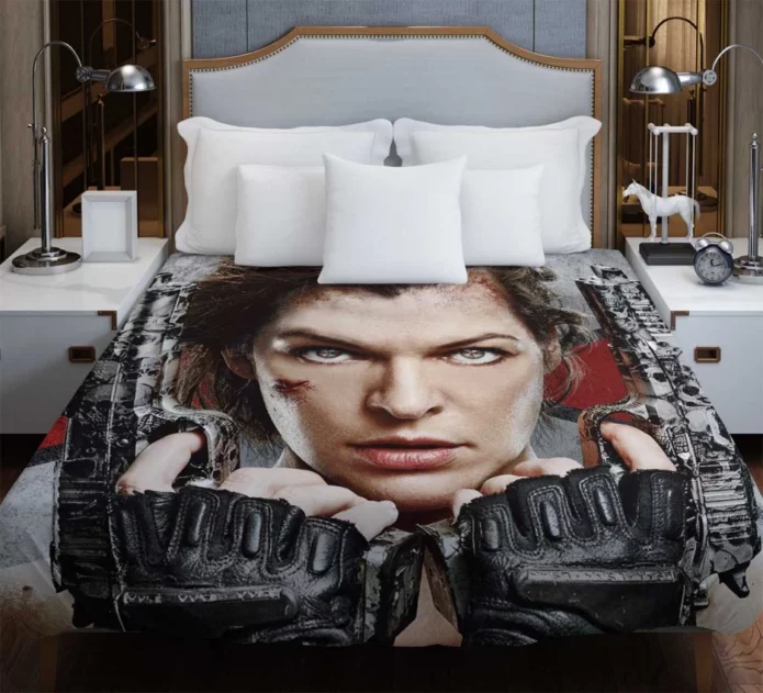 Alice in Resident Evil The Final Chapter Movie Duvet Cover