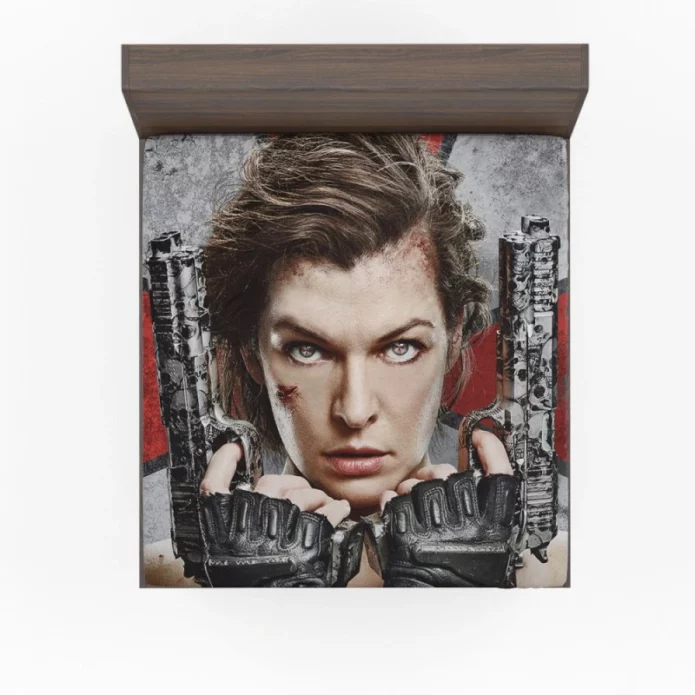 Alice in Resident Evil The Final Chapter Movie Fitted Sheet