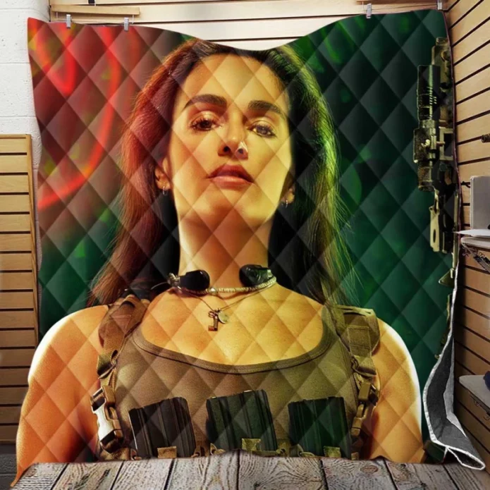 Ana de la Reguera as Maria Cruz in Army of the Dead Movie Quilt Blanket