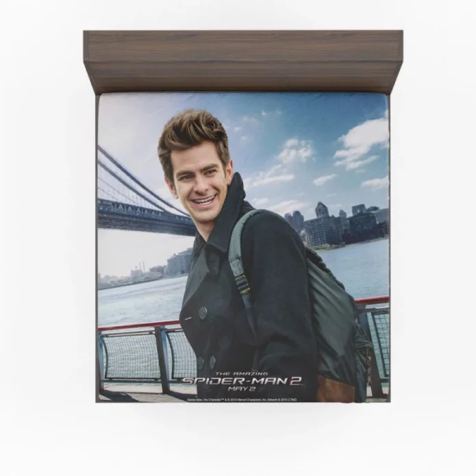 Andrew Garfield in The Amazing Spider-Man 2 Movie Fitted Sheet