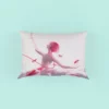 Anime Girl Ballet Dancer Fishes Pink Koi Pillow Case