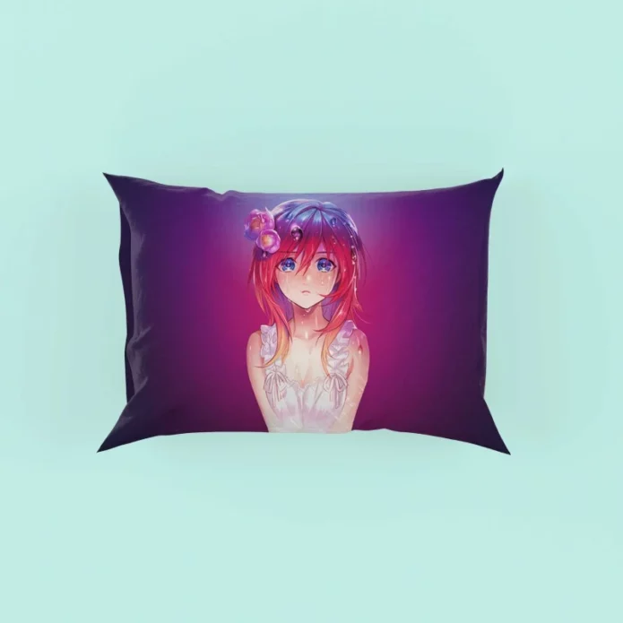 Anime Girl Feeling Desire Pillow Case