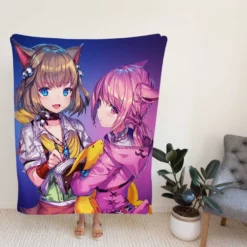 Anime Girl Final Fantasy Fleece Blanket