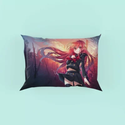 Anime Girl Fire Angel Pillow Case