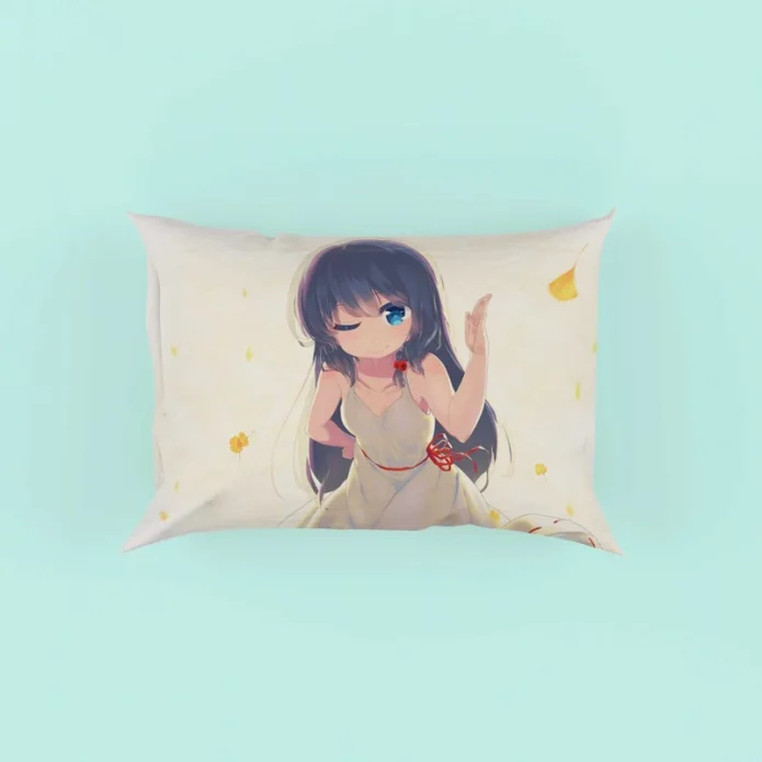 Anime Girl Japanes Cartoon Pillow Case