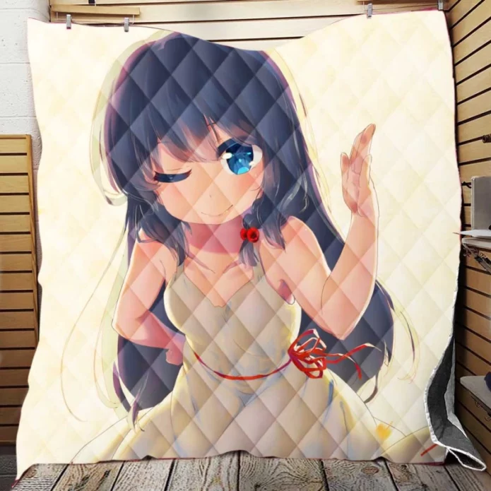 Anime Girl Japanes Cartoon Quilt Blanket
