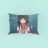 Anime Girl Winter Xmas Gift Pillow Case