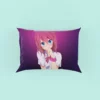 Anime Girl Yawning Teen Pillow Case