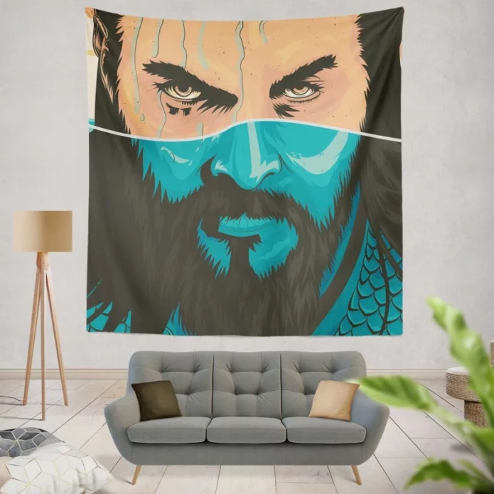 Aquaman and the Lost Kingdom Movie Wall Hanging Tapestry