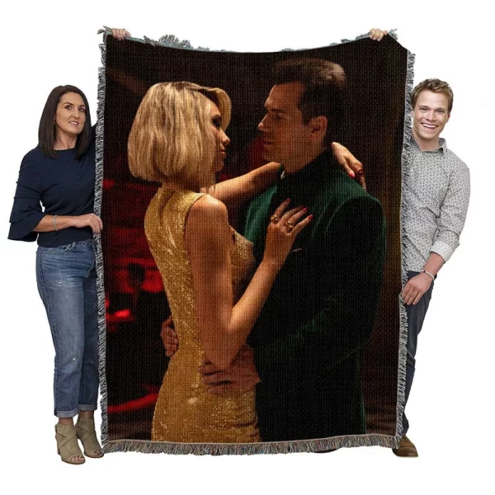 Argylle Movie Henry Cavill Dua Lipa Woven Blanket