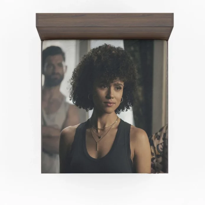Army of Thieves Movie Nathalie Emmanuel Fitted Sheet