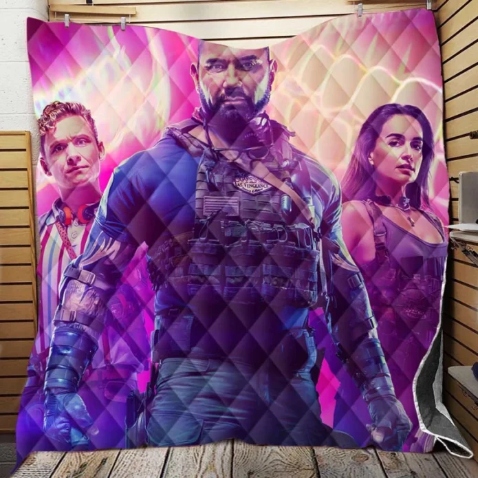 Army of the Dead Movie Dave Bautista Quilt Blanket