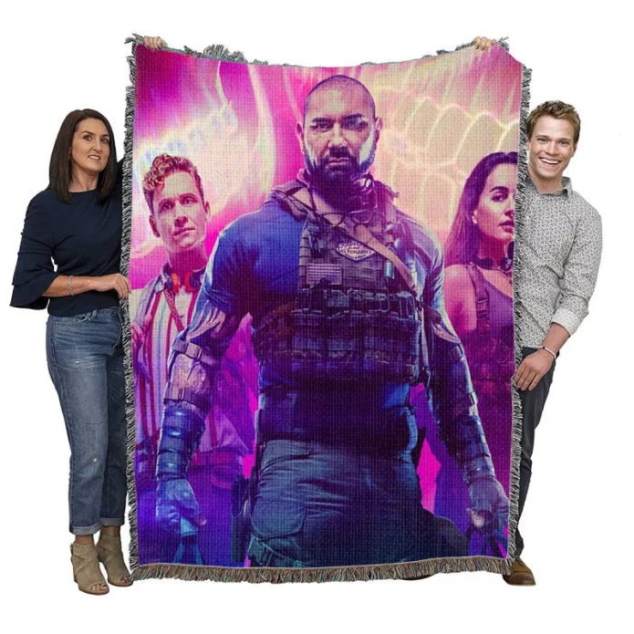 Army of the Dead Movie Dave Bautista Woven Blanket