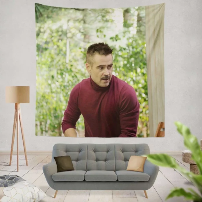 Ava Film Colin Farrell Wall Hanging Tapestry