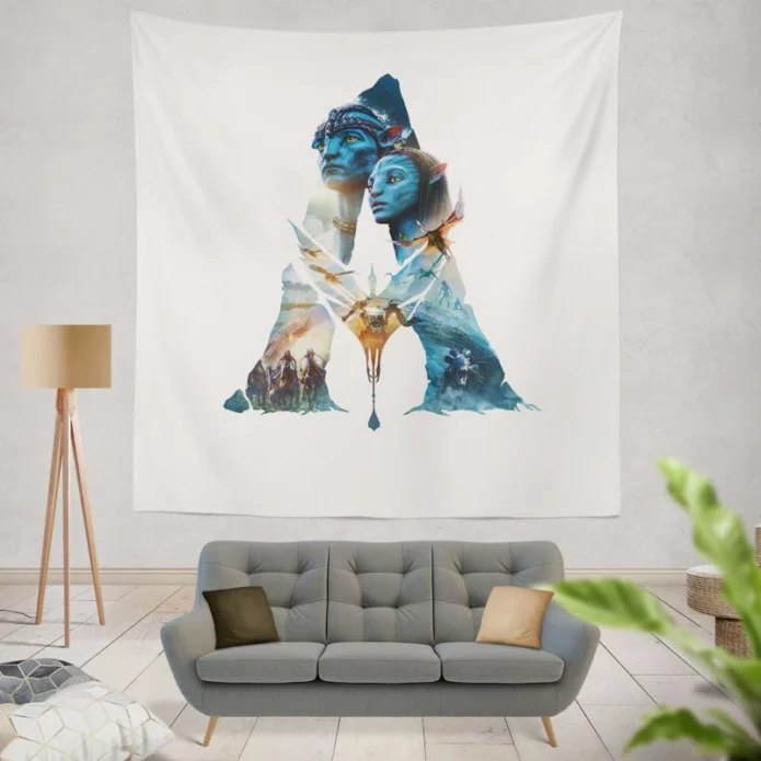 Avatar Movie Logo Wall Hanging Tapestry