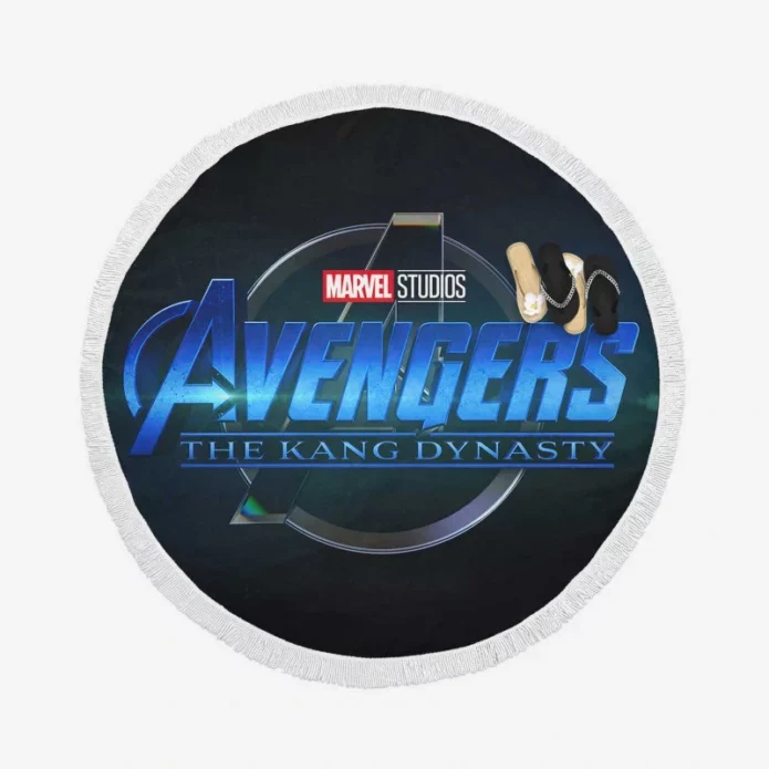 Avengers The Kang Dynasty Marvel MCU Movie Round Beach Towel