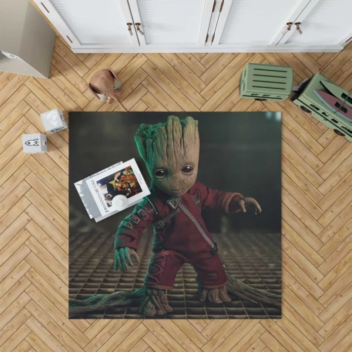 Baby Groot in Guardians of the Galaxy Vol 2 Movie Rug